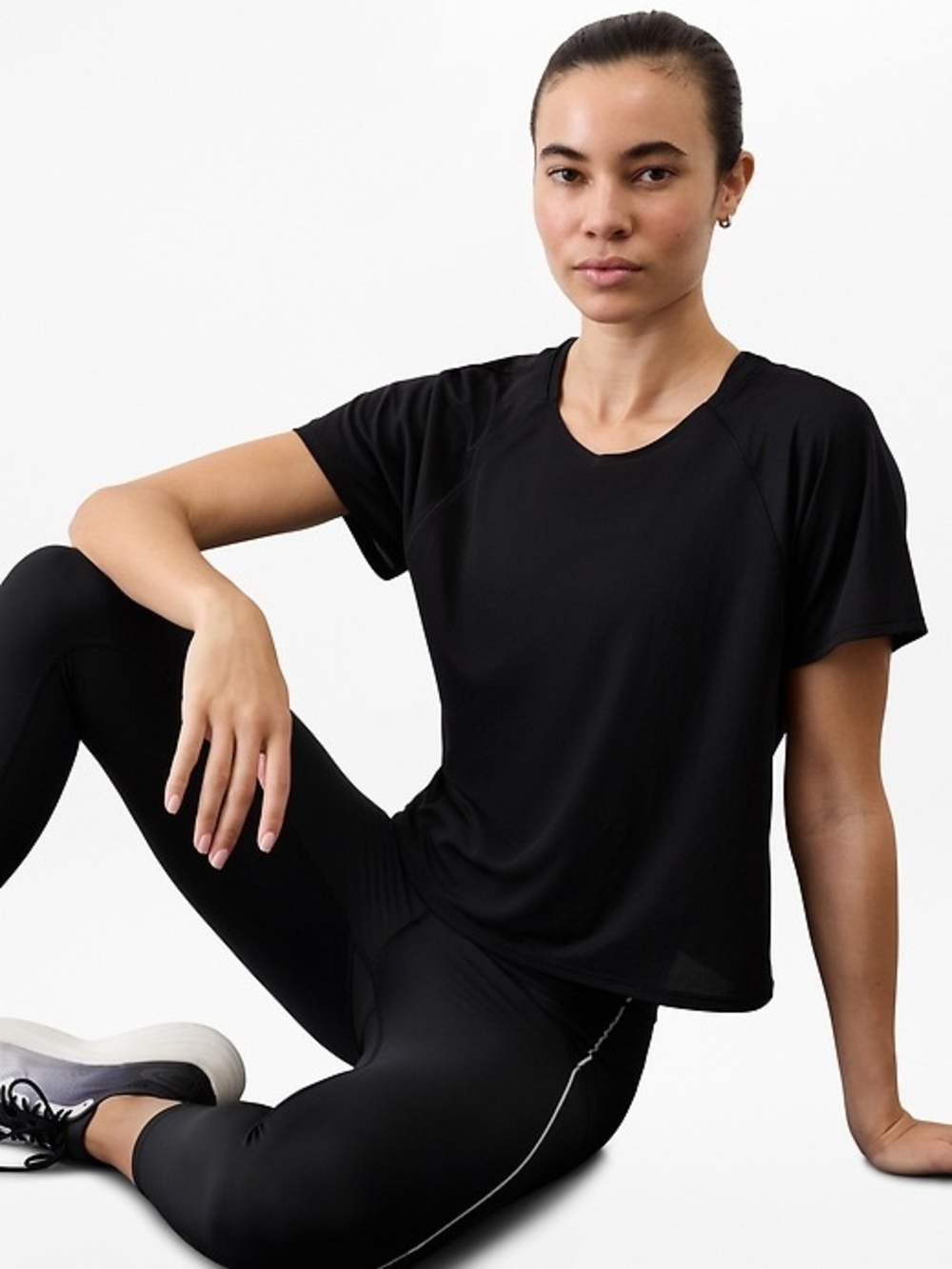 MOVING SALE: Athleta Grid Knit Tee